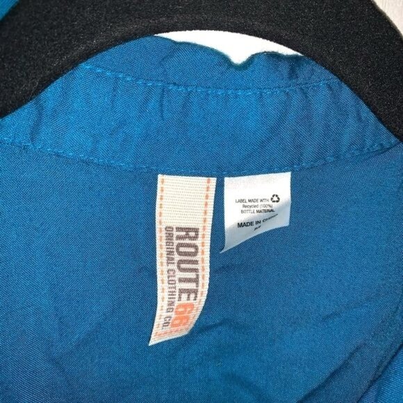 Route 66 Womens Blue Button-Front Long-Sleeve Rayon Shirt M - Picture 4 of 9